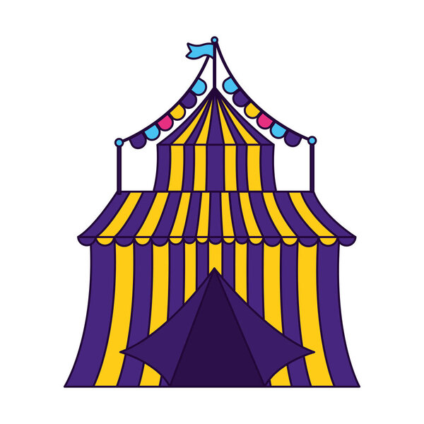 carnival tent circus garland