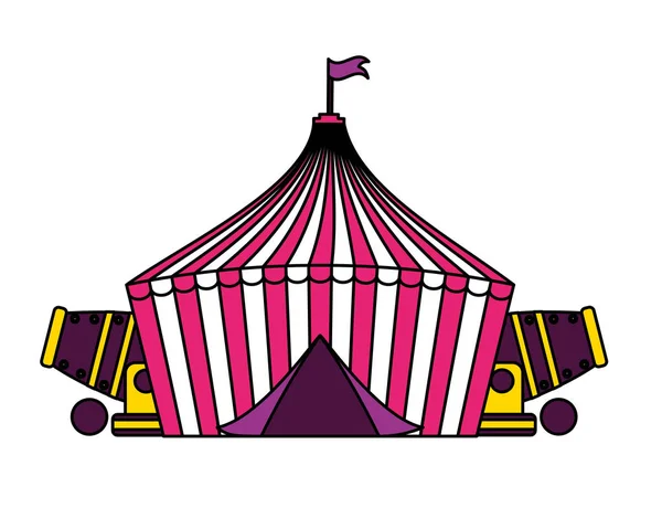 Circus fun fair — Stockový vektor