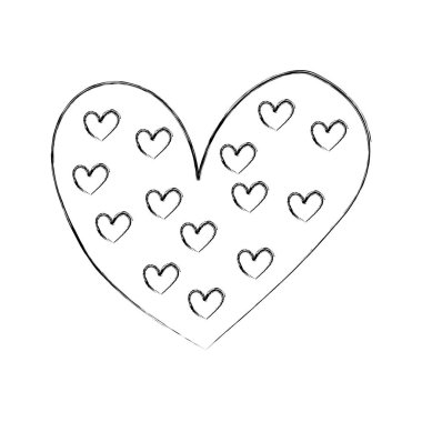 kalp aşk romantizm tutku dekorasyon öğesi stili