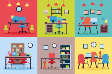 Ofis iç çalışma alanı