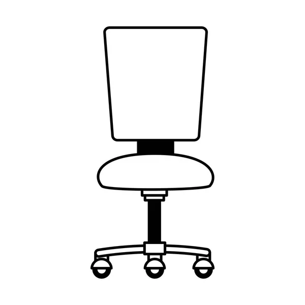 Kontorsstol möbler — Stock vektor