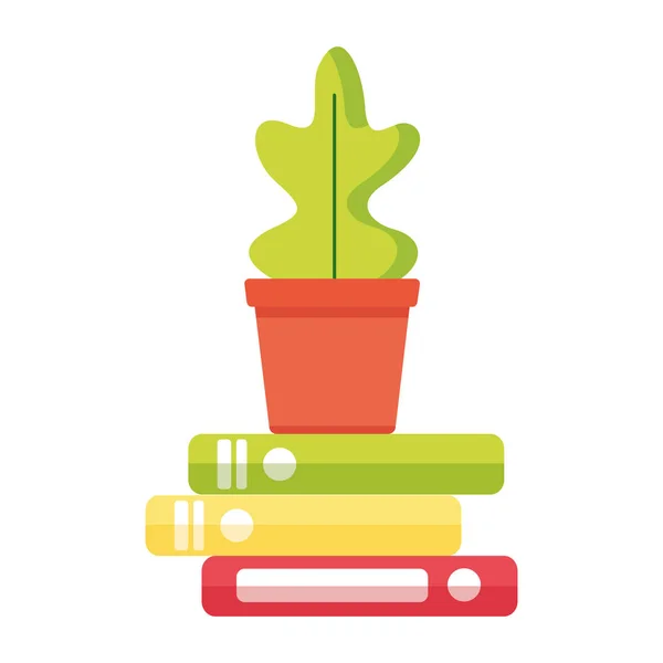 Krukväxter böcker — Stock vektor
