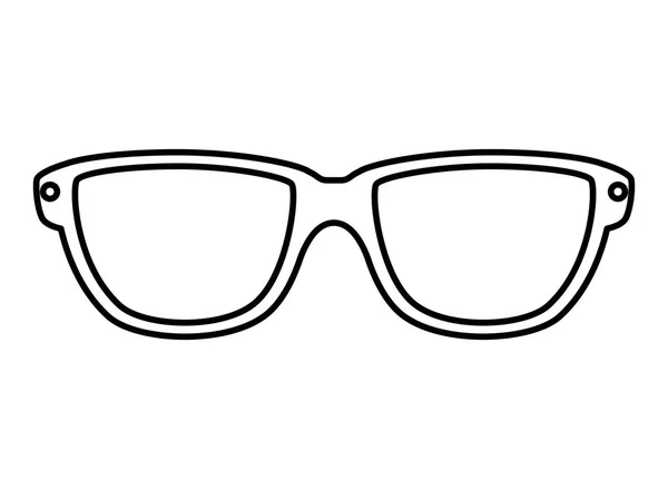Summer sunglasses accessory icon — Stock Vector