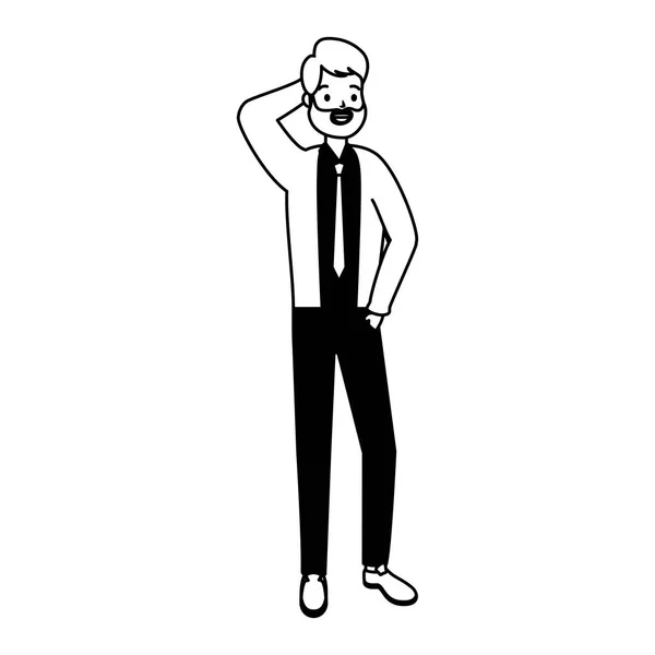 Hombre de negocios carácter avatar — Archivo Imágenes Vectoriales