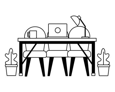 ofis masası sandalye işyeri