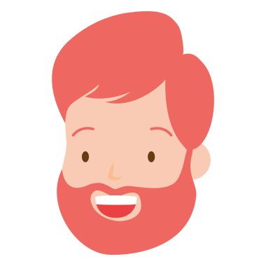 Adamın yüzü gülüyor