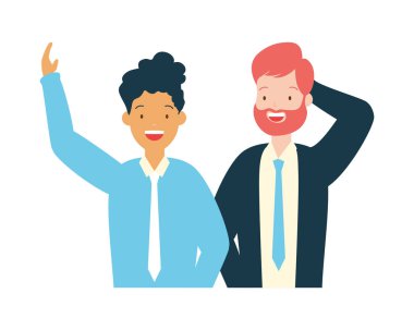 iki erkek çeşitlilik karakterleri