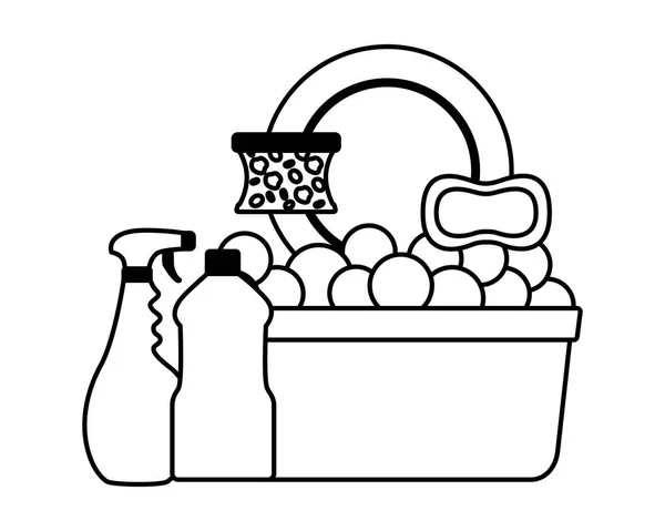 Sprężyny, narzędzia do czyszczenia — Wektor stockowy