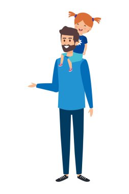 Baba ile kızı karakterler