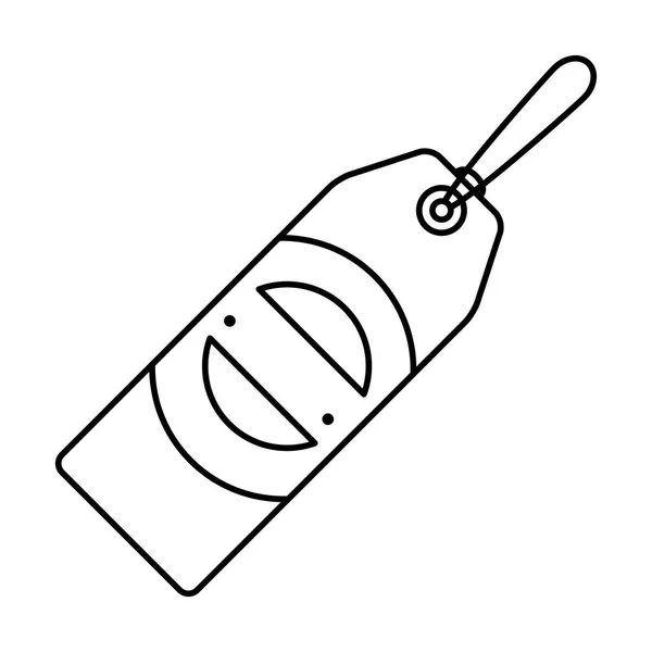 Ticari etiketi asılı simgesi — Stok Vektör