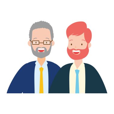 iki erkek çeşitlilik karakterleri