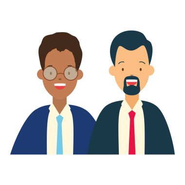 iki erkek çeşitlilik karakterleri