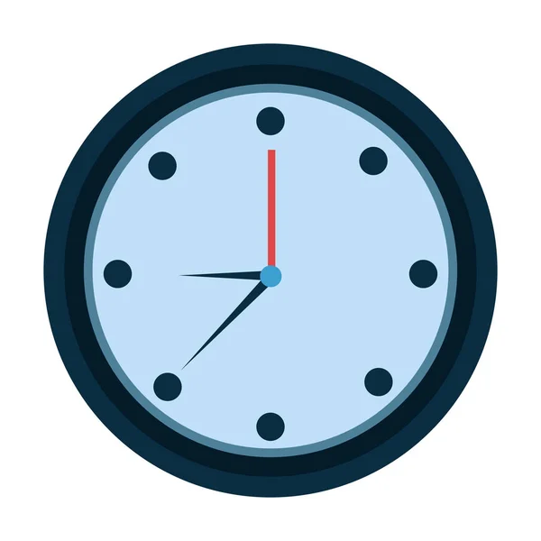 Reloj redondo tiempo — Vector de stock