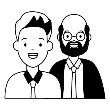 iki erkek çeşitlilik karakterleri