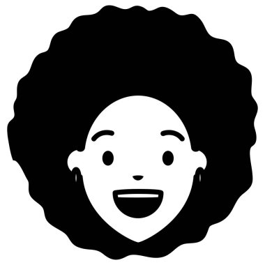 afro amerikan kadın yüz