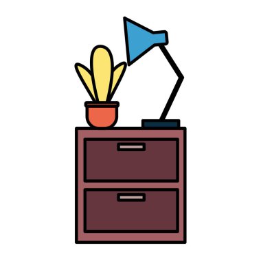 masa çekmeceleri saksı bitki lambası