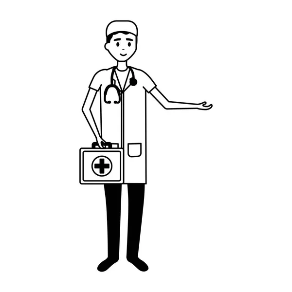 Tıbbi personel personel — Stok Vektör