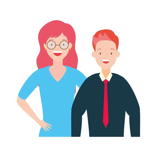 Diversiteit personages — Stockvector