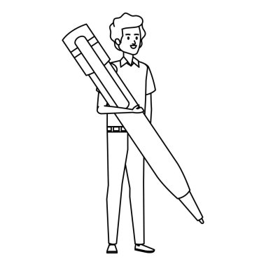 Büyük kalem karakterli genç öğretmen.