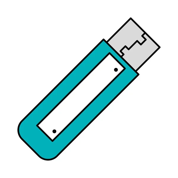 Usb 内存闪存图标 — 图库矢量图片