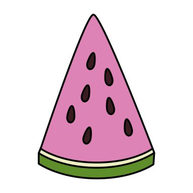 taze karpuz dilimi tropikal meyve