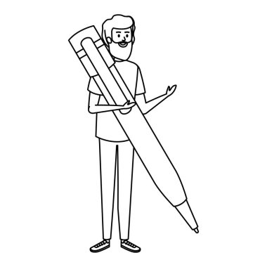 Büyük kalem karakterli genç öğretmen.