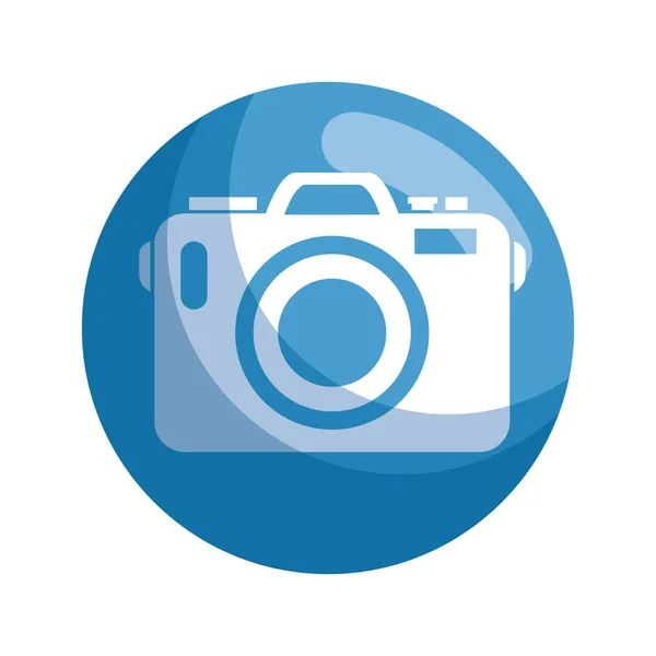 Fotografische camera apparaatpictogram — Stockvector