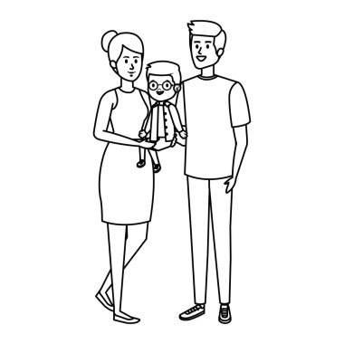 Anne ile oğlu karakterler çift