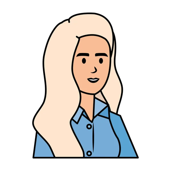 Елегантна бізнес-леді аватар персонаж — стоковий вектор
