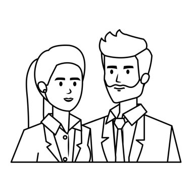 iş çift avatarlar karakter