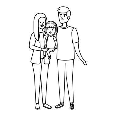 Ebeveynlerin çift kızı karakterlerle