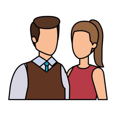 iş çift avatarlar karakter