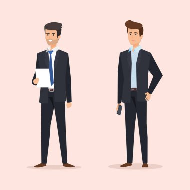 profesyonel ve başarılı şirkete yönetici işadamları