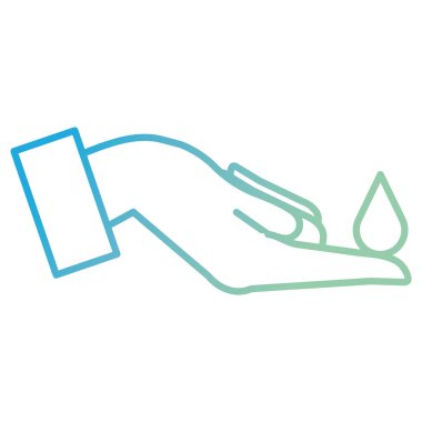 hand human receiving drop