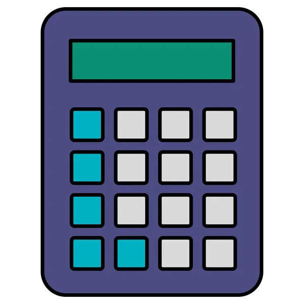 Ikona zařízení matematický kalkulačka — Stockový vektor