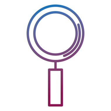 Büyüteç izole simgesini