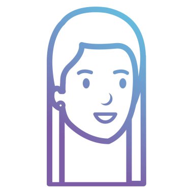 güzel ve genç kadın baş