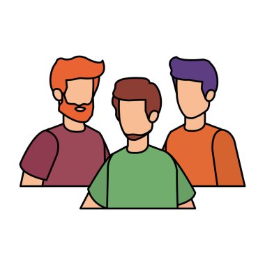 erkek karakter grubu