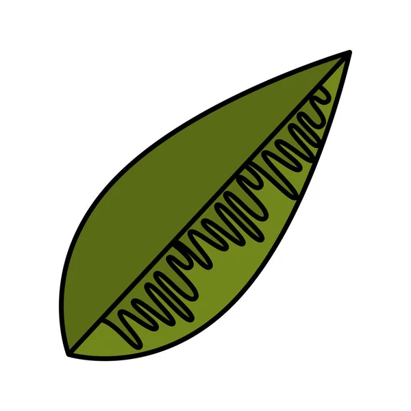 Ecología planta hoja icono — Vector de stock