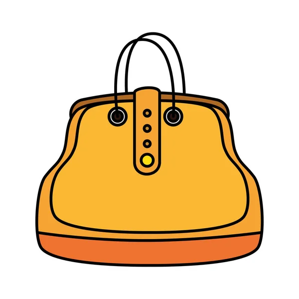 Moda kadınsı el çantası simgesini — Stok Vektör