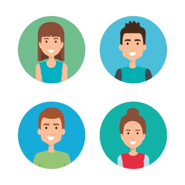 Gençler grubu avatarları