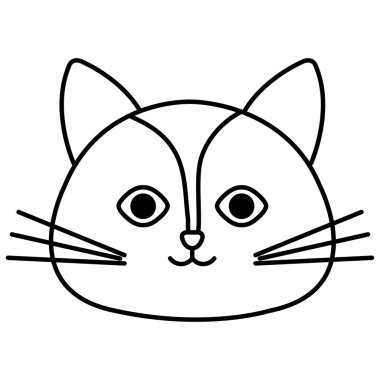 sevimli kedi kafa Evcil hayvan dostu