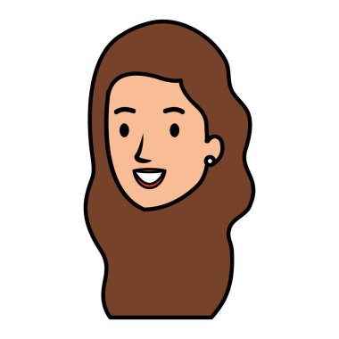 güzel ve genç kadın baş