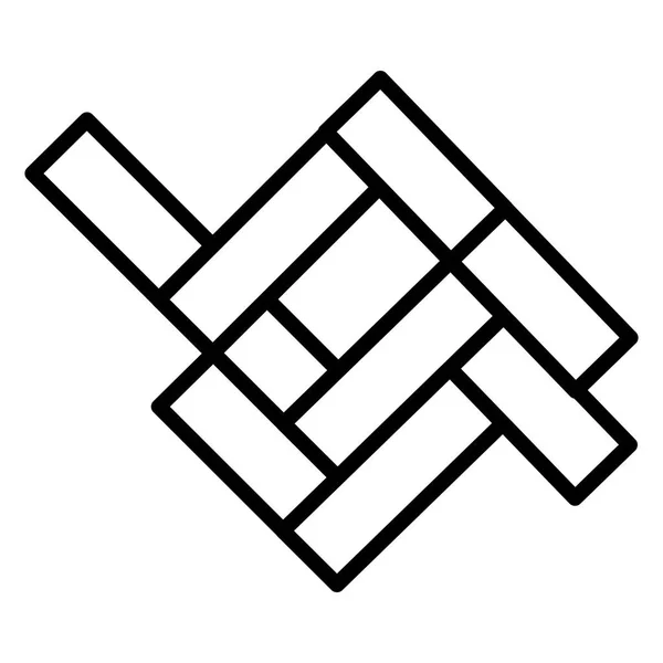 Emblema de negócios com forma de losango — Vetor de Stock