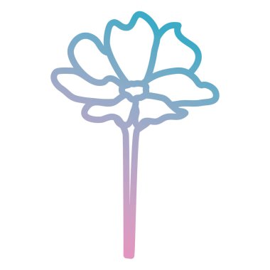 güzel çiçek dekoratif simgesi