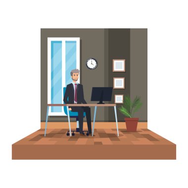 İşyerinde zarif işadamı