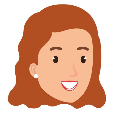 güzel ve genç kadın baş