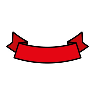 Şerit çerçevesi izole simgesi