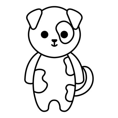 şirin ve küçük köpek karakteri