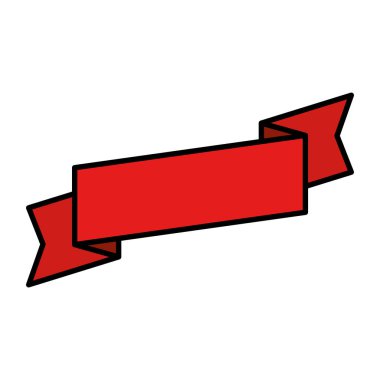 Şerit çerçevesi izole simgesi